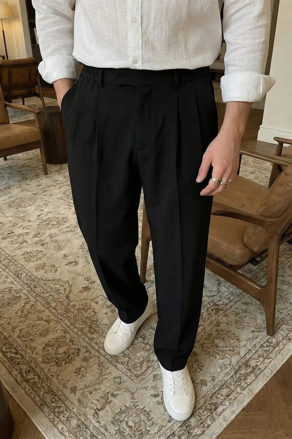 Baluga Extra Baggy Erkek Kumaş Pantolon - Livio Ferri