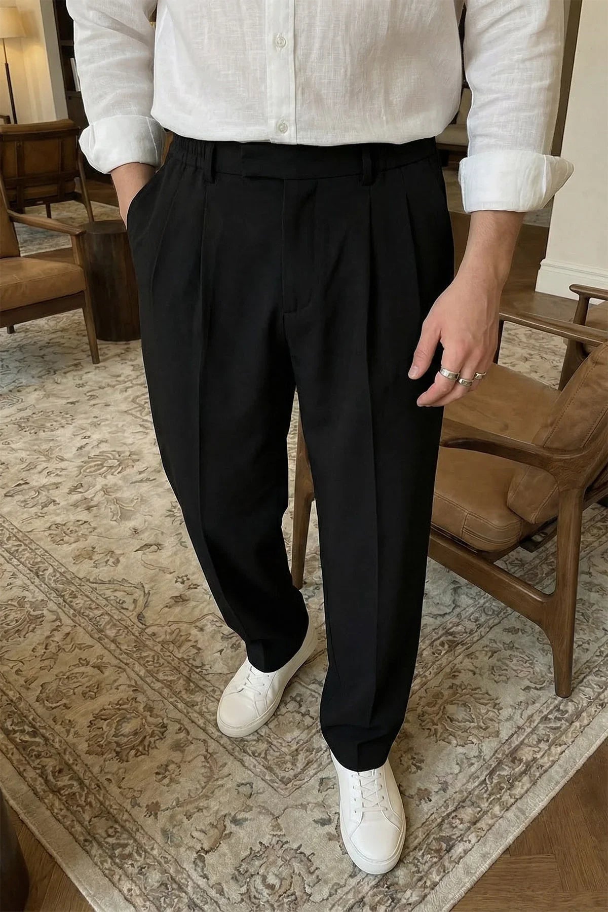Baluga Extra Baggy Erkek Kumaş Pantolon - Livio Ferri
