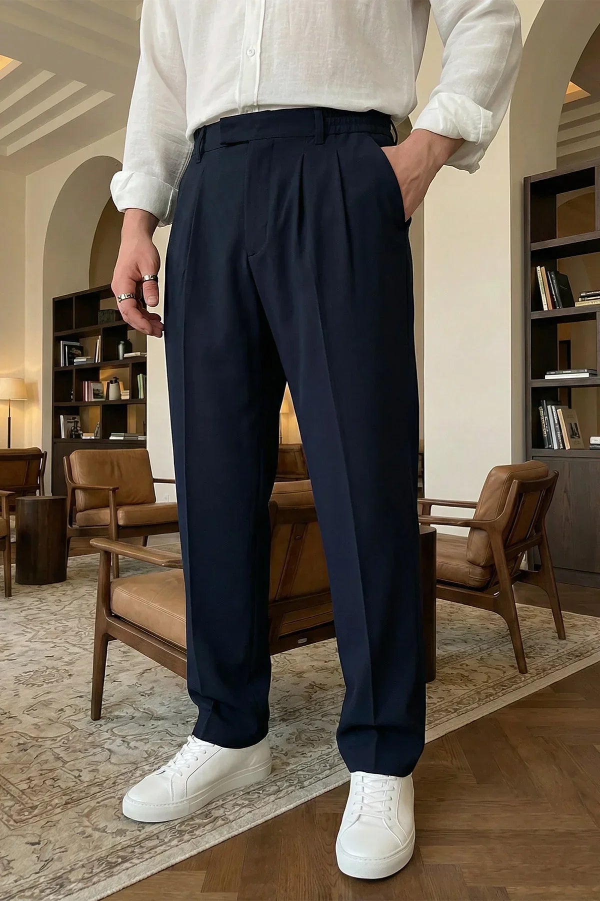 Baluga Extra Baggy Erkek Kumaş Pantolon - Livio Ferri