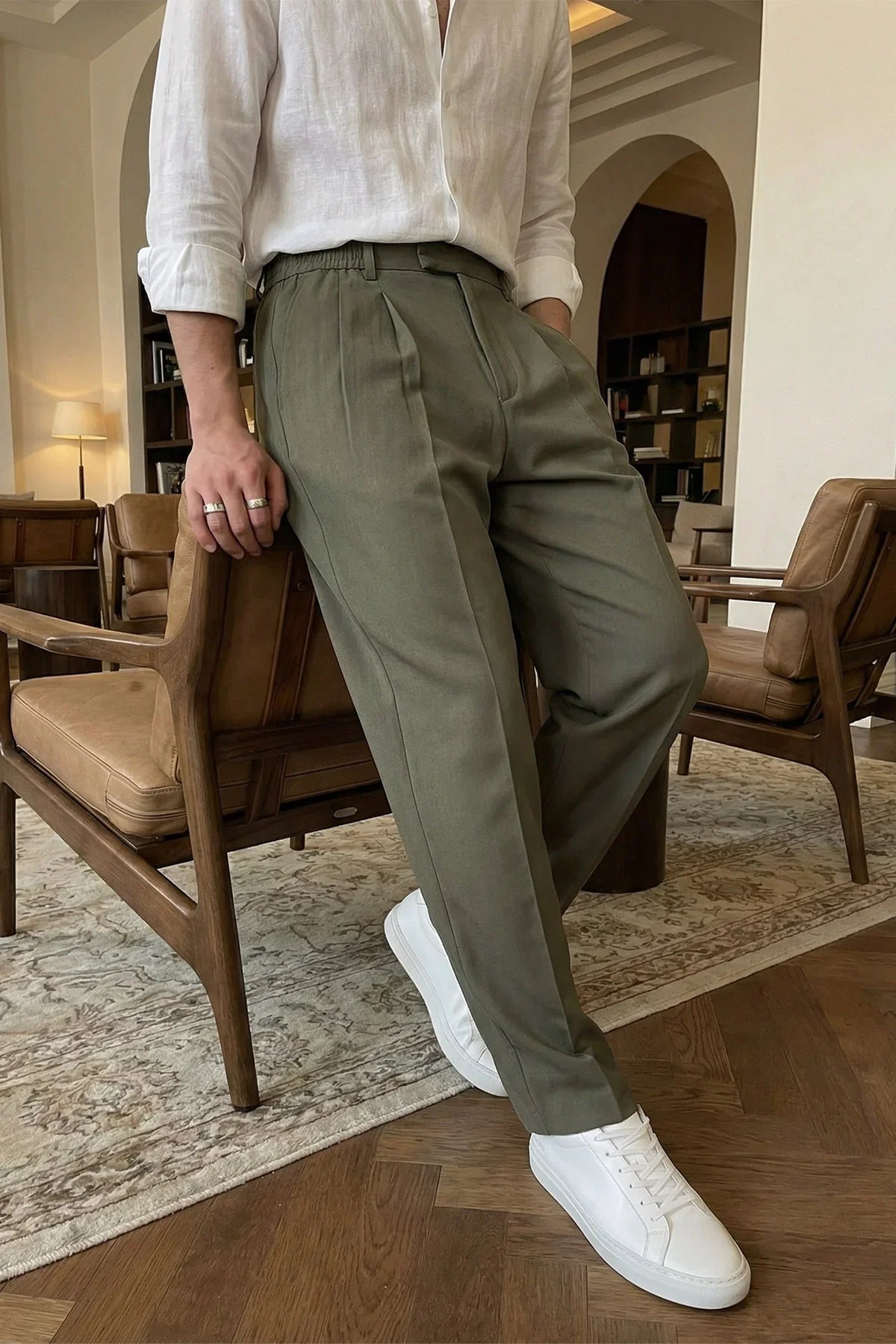Baluga Extra Baggy Erkek Kumaş Pantolon - Livio Ferri
