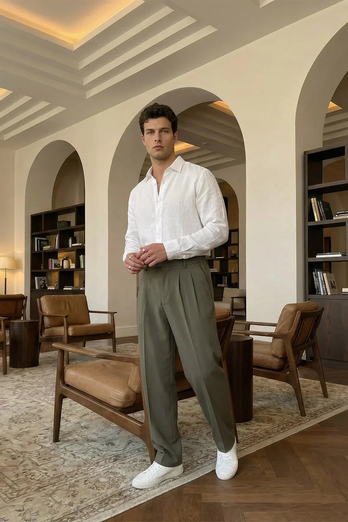 Baluga Extra Baggy Erkek Kumaş Pantolon - Livio Ferri