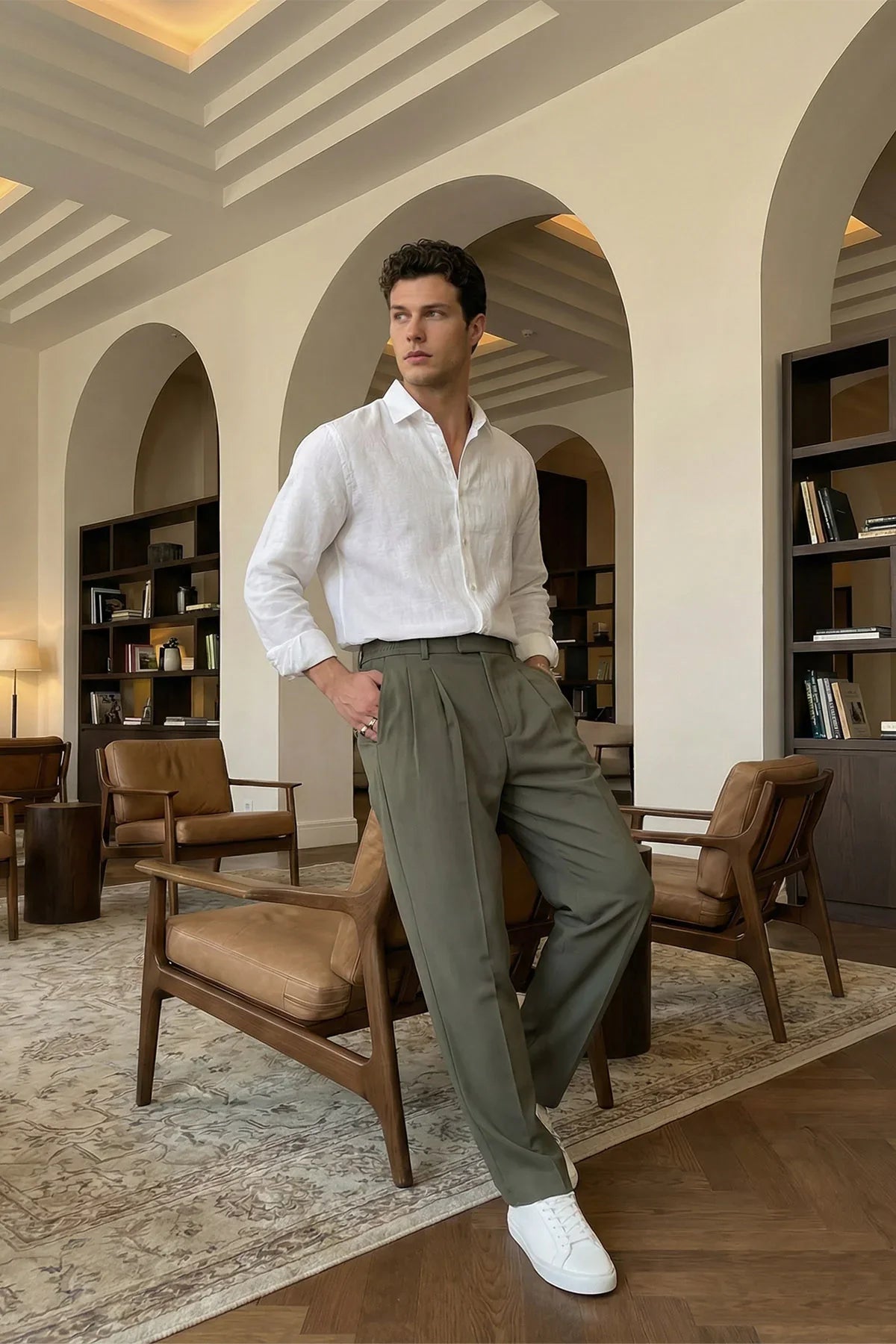 Baluga Extra Baggy Erkek Kumaş Pantolon - Livio Ferri