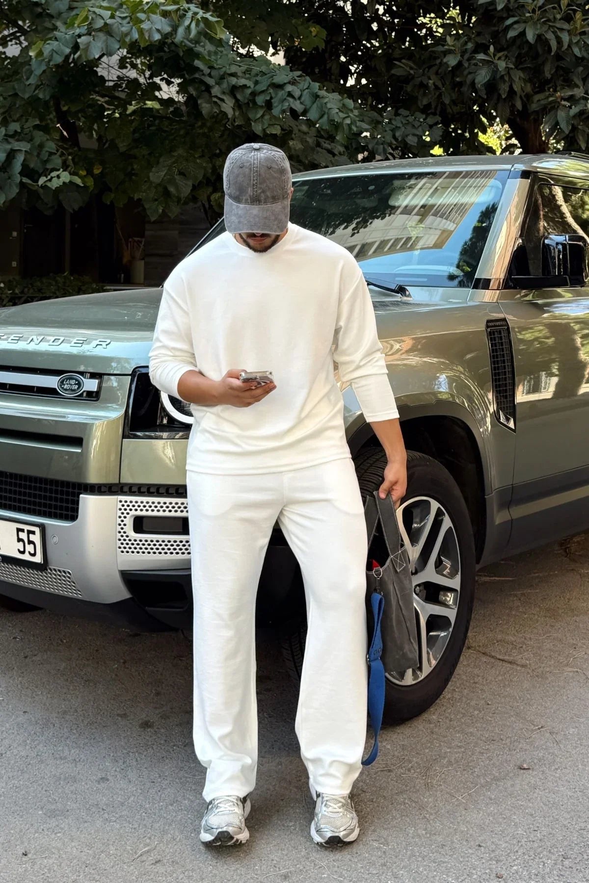 Arnik Oversize Erkek Dökümlü Soft Touch Uzun Kollu Sweatshirt Tişört - Livio Ferri