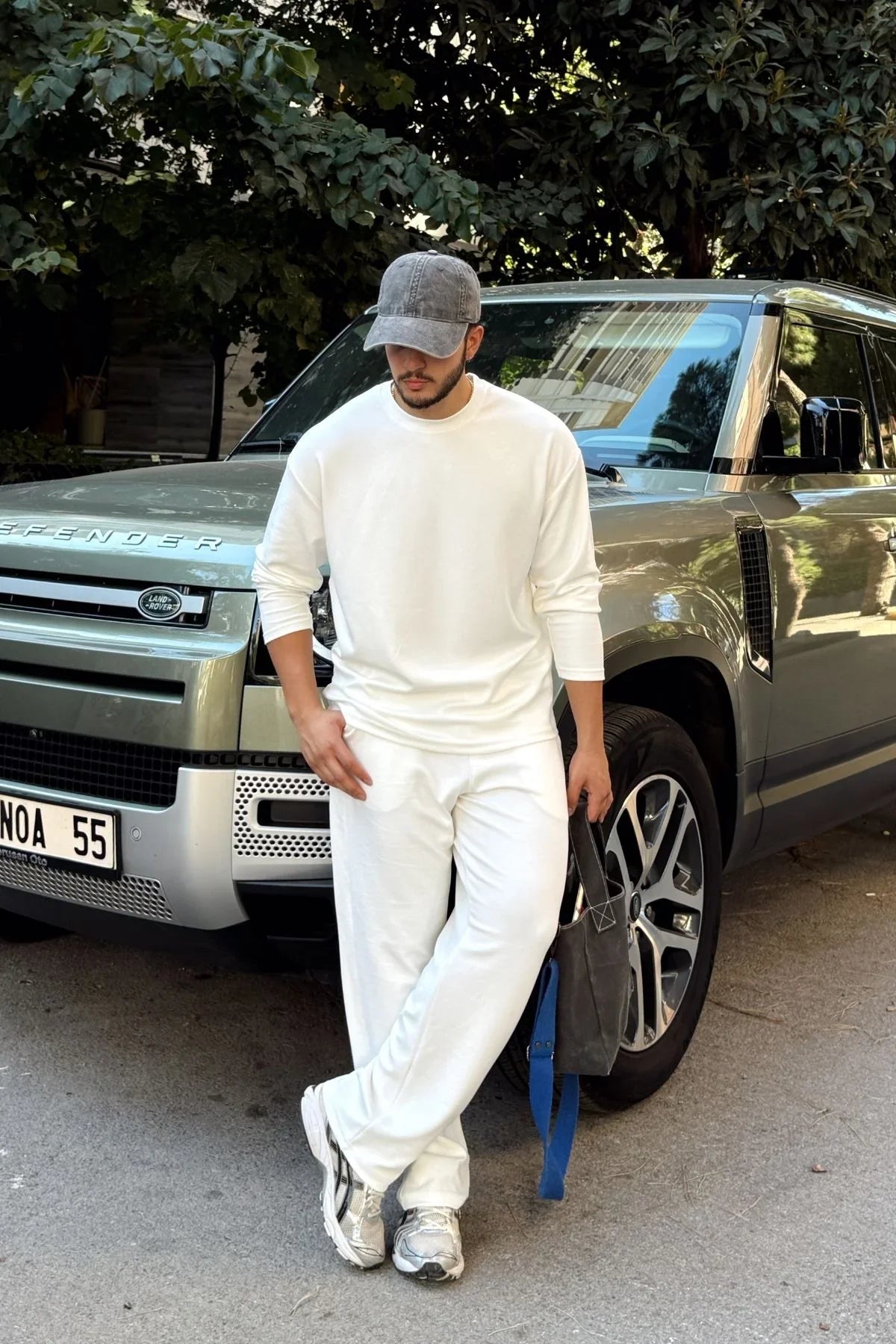 Arnik Oversize Erkek Dökümlü Soft Touch Uzun Kollu Sweatshirt Tişört - Livio Ferri