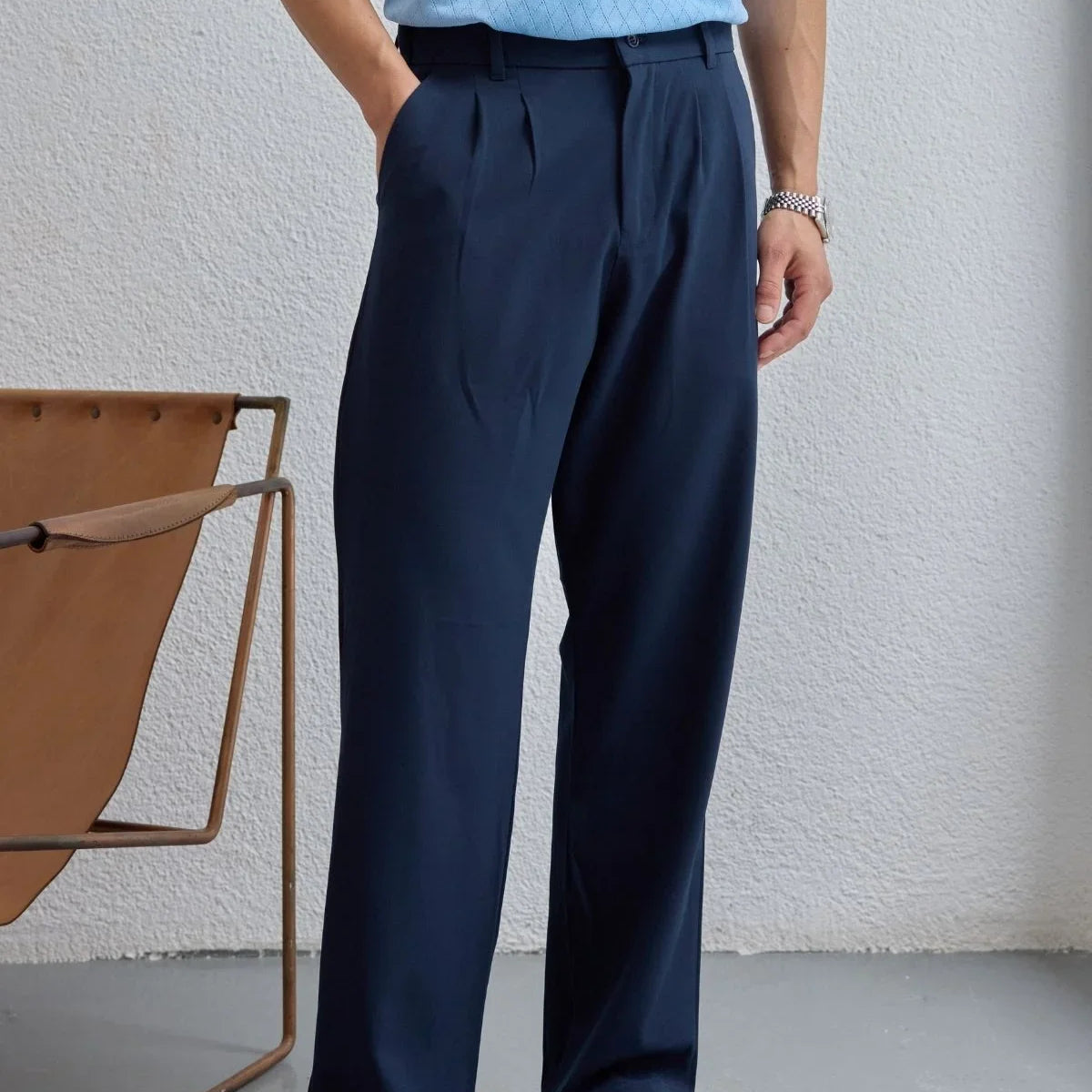 Durry Erkek Çift Pileli Baggy Pantolon - Livio Ferri