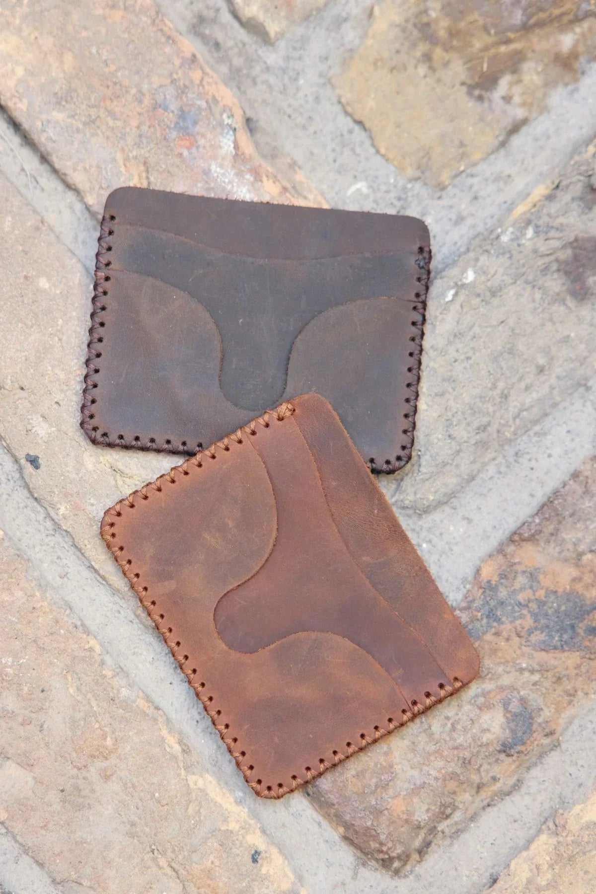 Ely %100 Hakiki Deri El Yapımı Erkek Kartlık Cüzdan - Livio Ferri