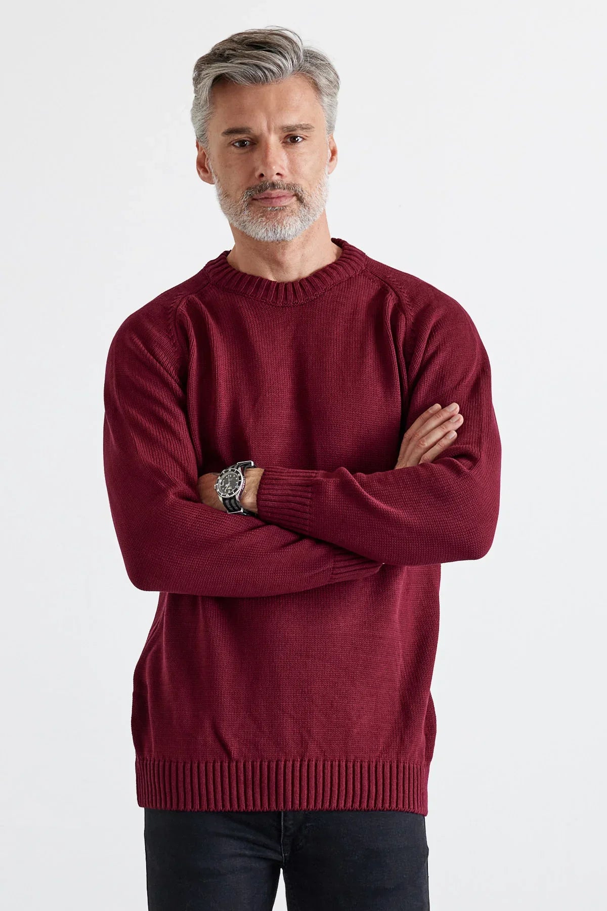 Erkek Bisiklet Yaka Kalın İtalyan Kol Triko Kazak - Livio Ferri