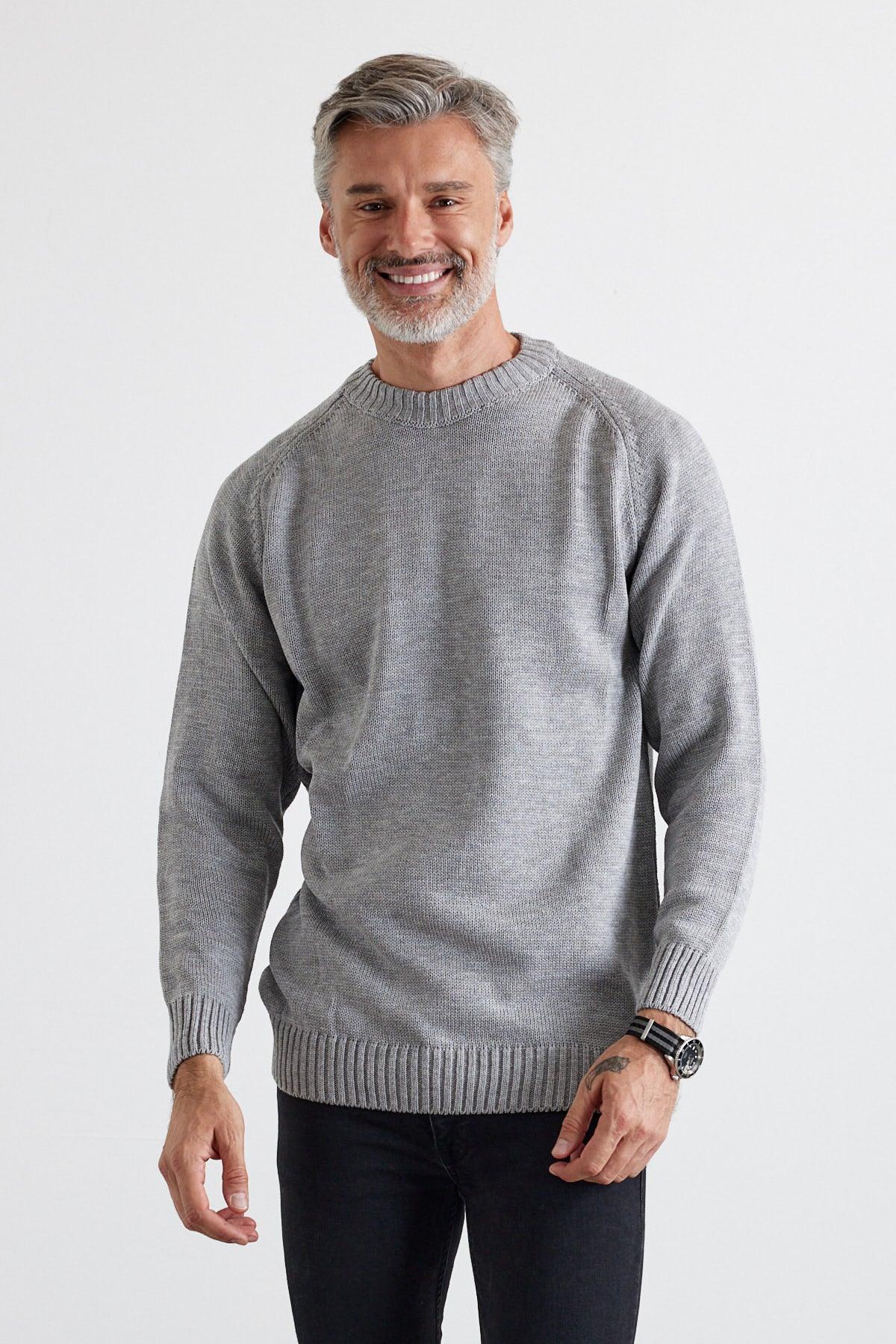 Erkek Bisiklet Yaka Kalın İtalyan Kol Triko Kazak - Livio Ferri