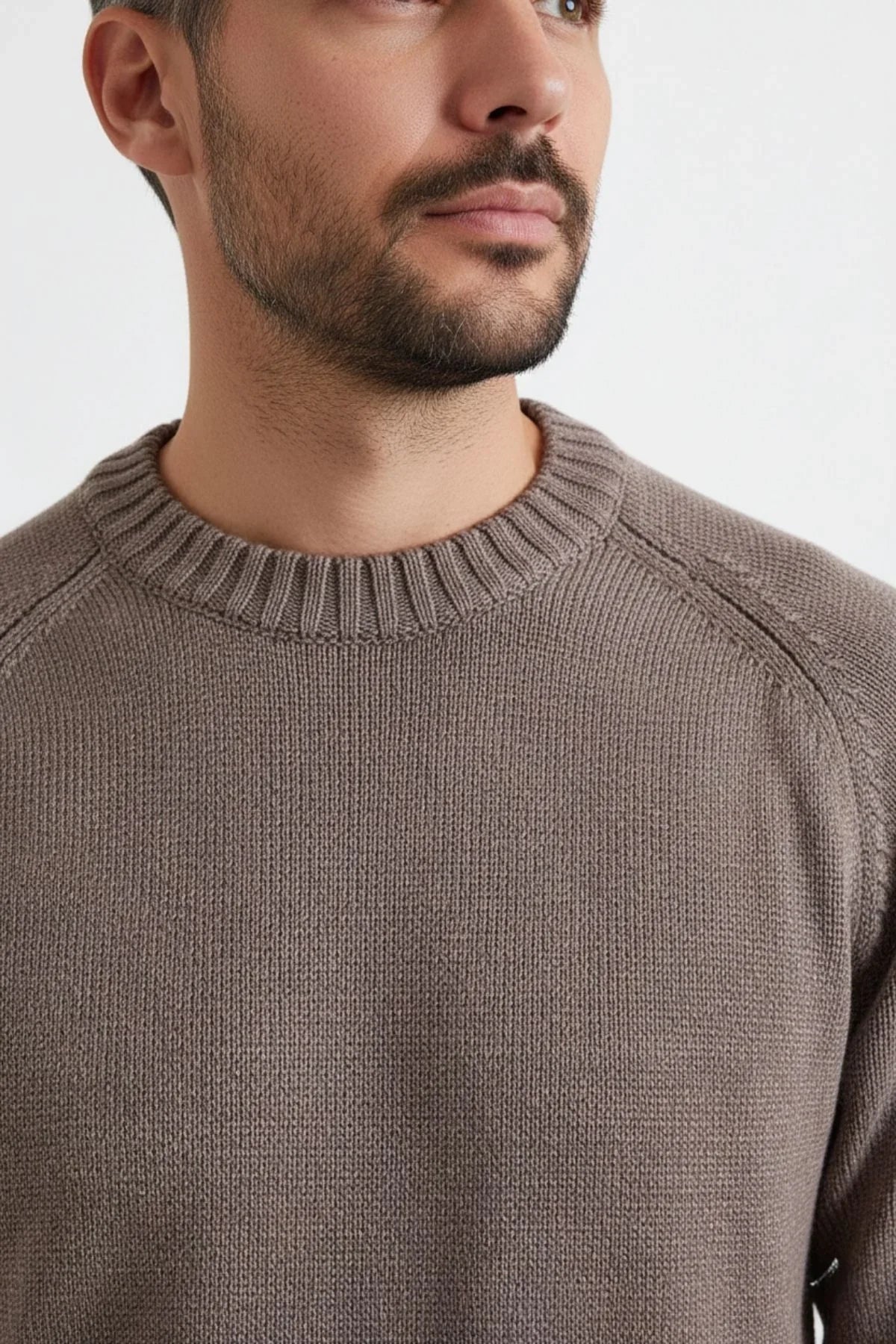 Erkek Bisiklet Yaka Kalın İtalyan Kol Triko Kazak - Livio Ferri