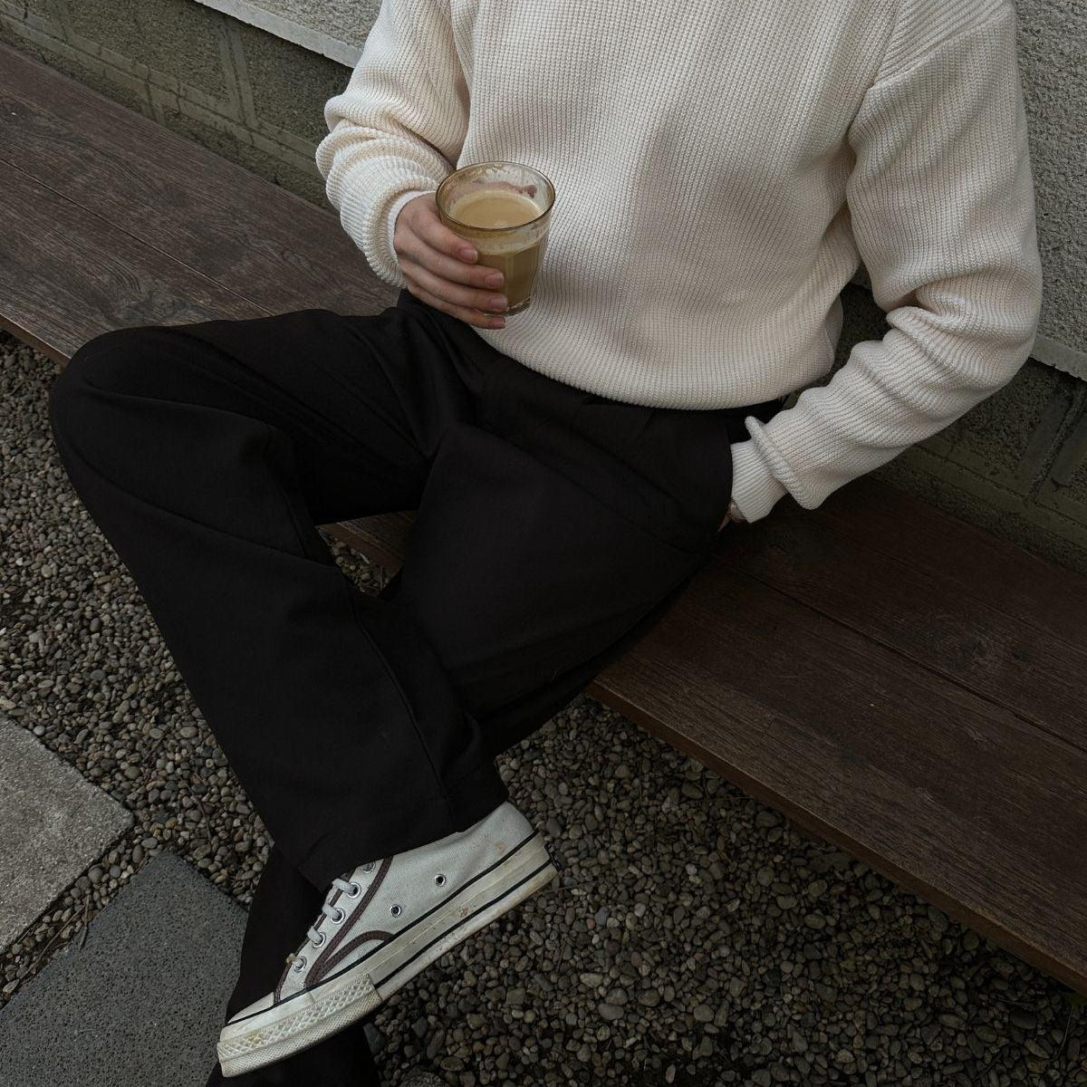 Omar Erkek Bisiklet Yaka Kalın Triko Kazak - Livio Ferri