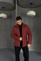 Erkek Regular Fit İçi Desenli Rahat Şık Mont - Livio Ferri