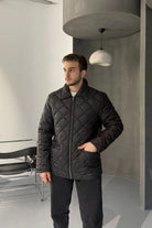 Erkek Regular Fit İçi Desenli Rahat Şık Mont - Livio Ferri