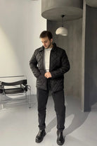 Erkek Regular Fit İçi Desenli Rahat Şık Mont - Livio Ferri