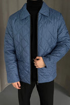 Erkek Regular Fit İçi Desenli Rahat Şık Mont - Livio Ferri