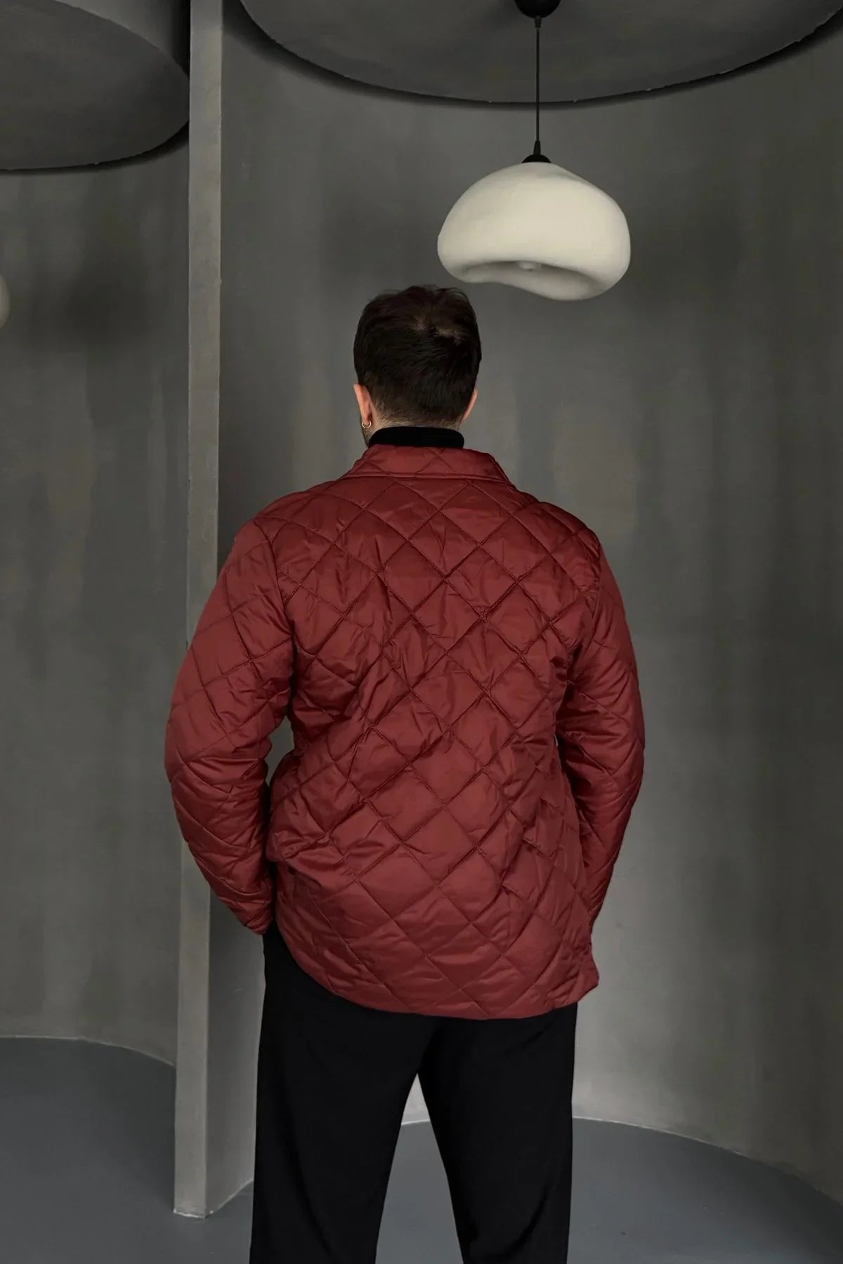 Erkek Regular Fit İçi Desenli Rahat Şık Mont - Livio Ferri