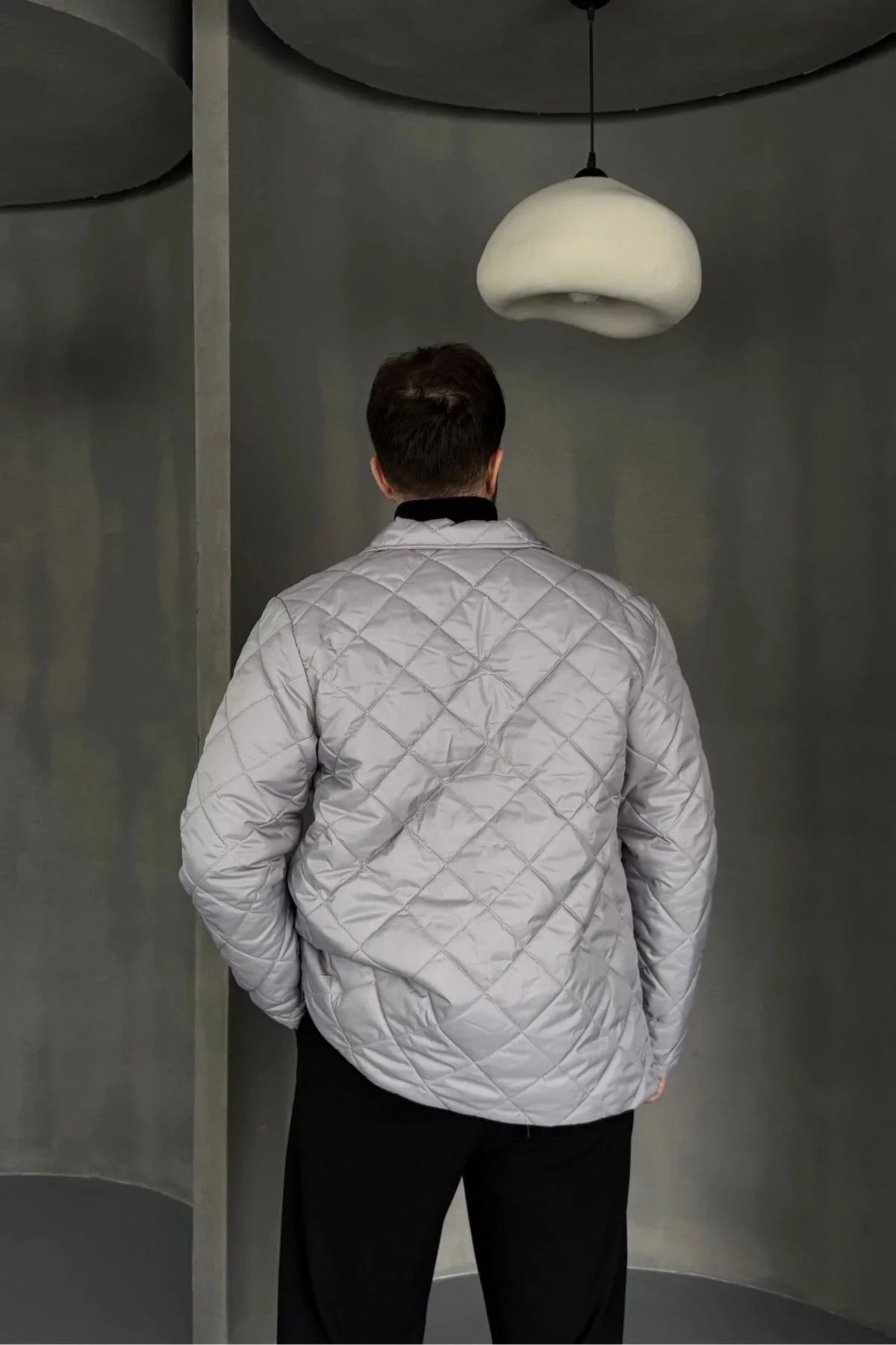 Erkek Regular Fit İçi Desenli Rahat Şık Mont - Livio Ferri