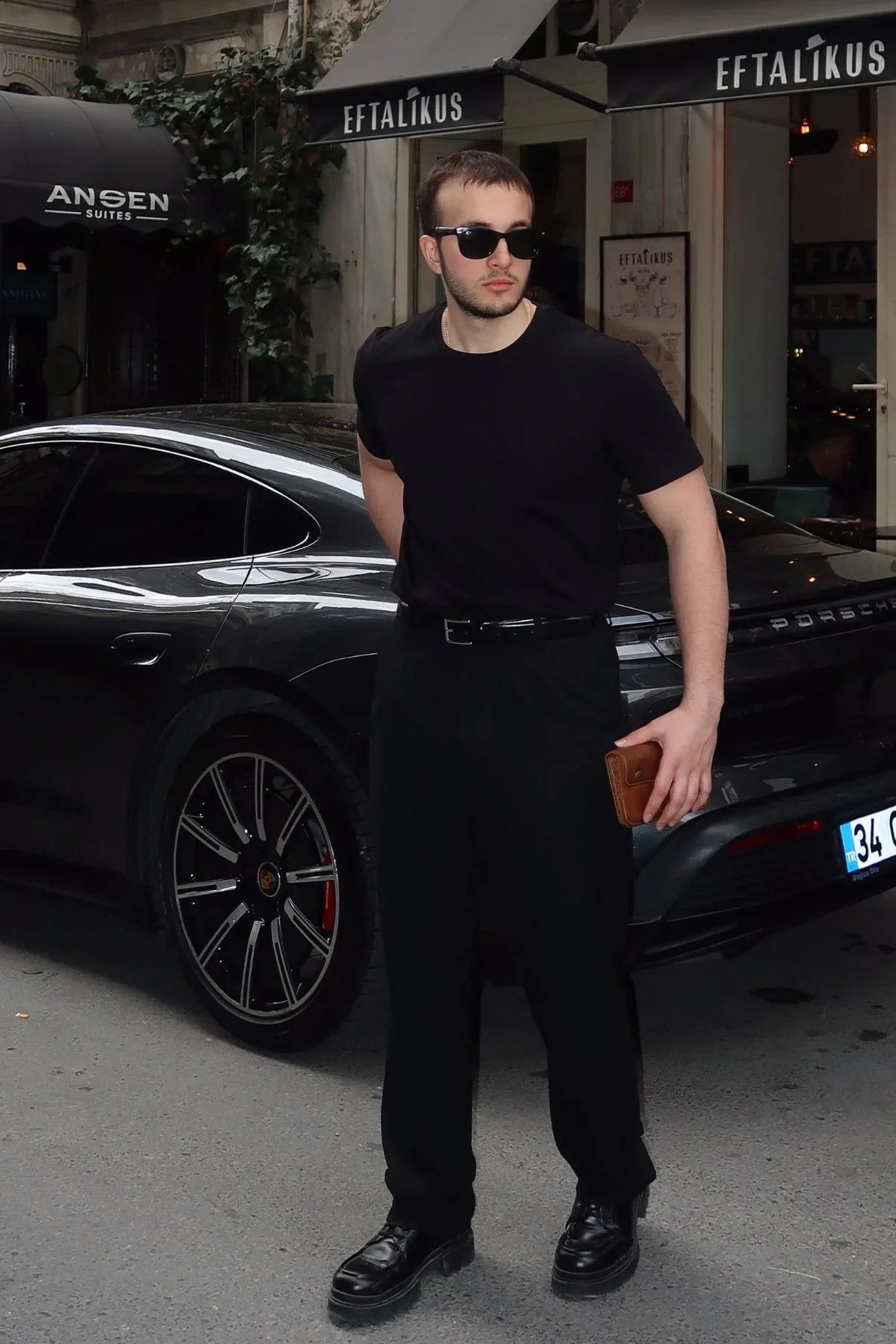 Erkek Regular Fit Yüksek Kalite %100 Pamuk Basic Tişört 24/1 - Livio Ferri