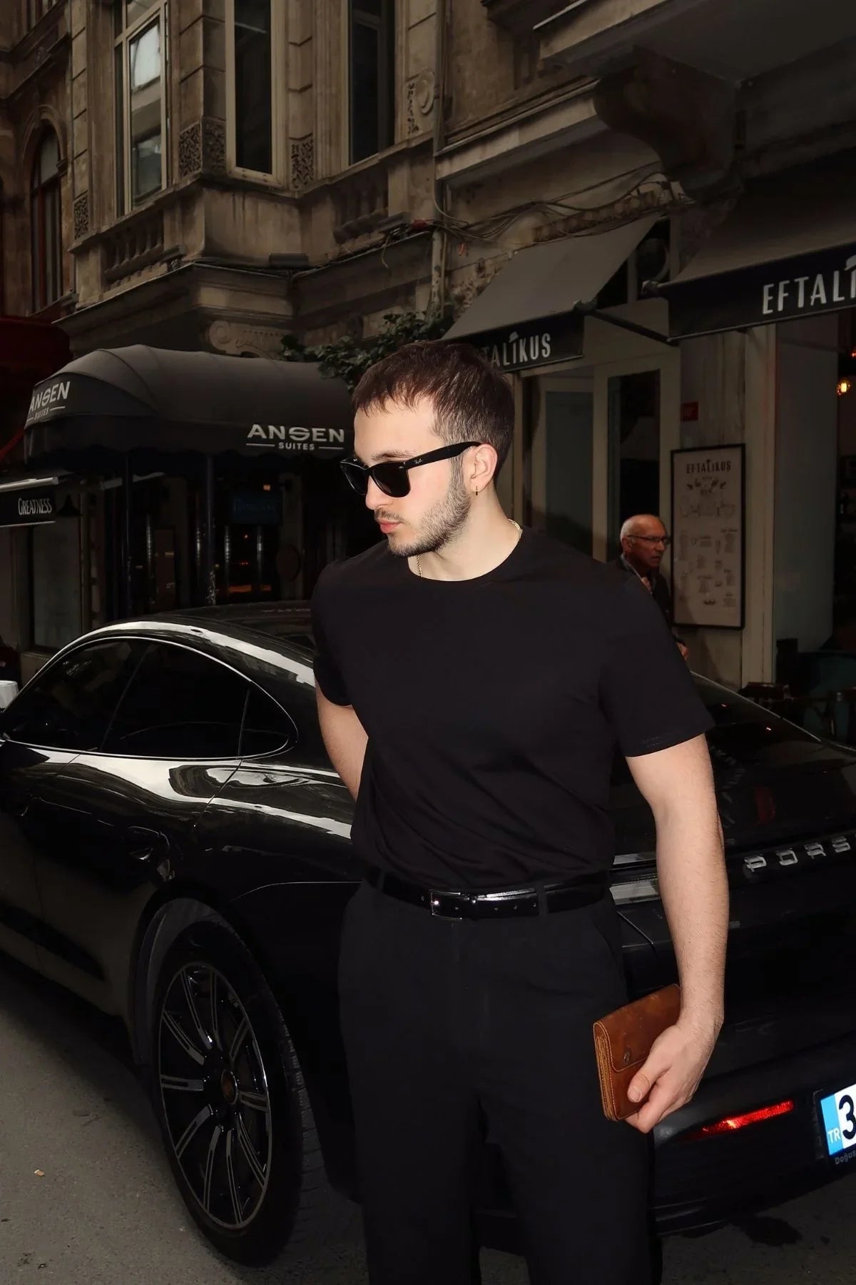 Erkek Regular Fit Yüksek Kalite %100 Pamuk Basic Tişört 24/1 - Livio Ferri