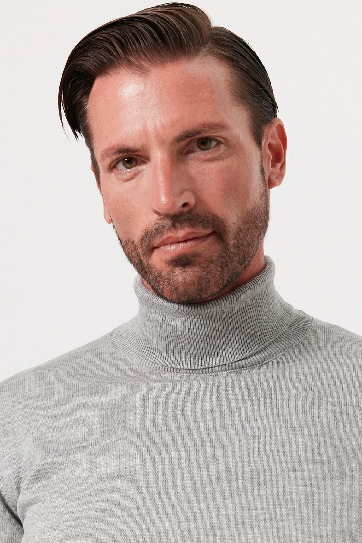 Erkek Standart Fit Normal Kesim Balıkçı Yaka Triko Kazak - Livio Ferri