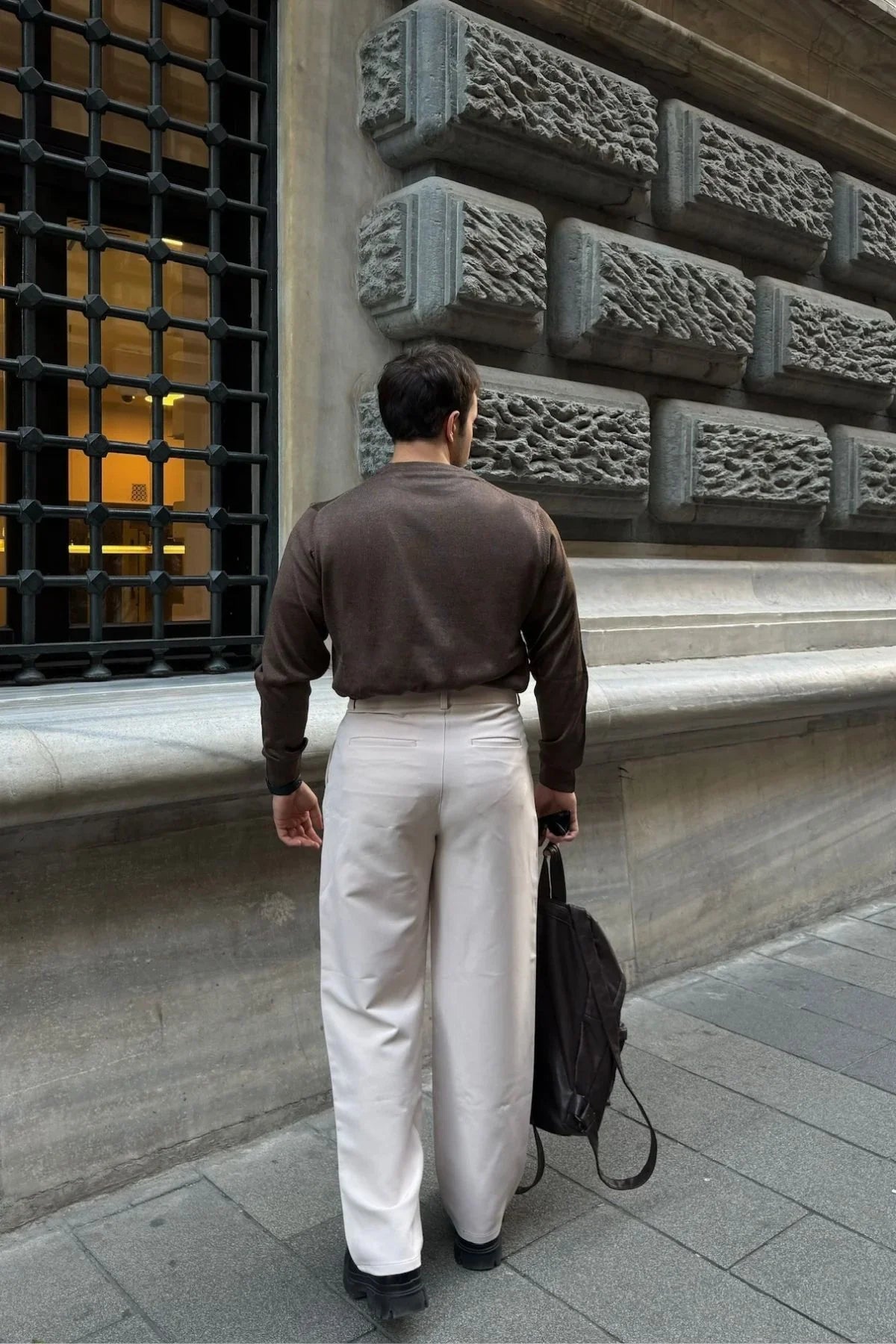 erkek-standart-fit-normal-kesim-bisiklet-yaka-triko-kazak-20152 - Livio Ferri