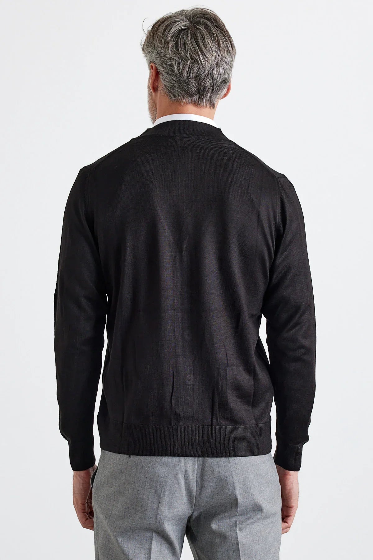 Erkek Standart Fit Normal Kesim Cepli Triko Hırka - Livio Ferri