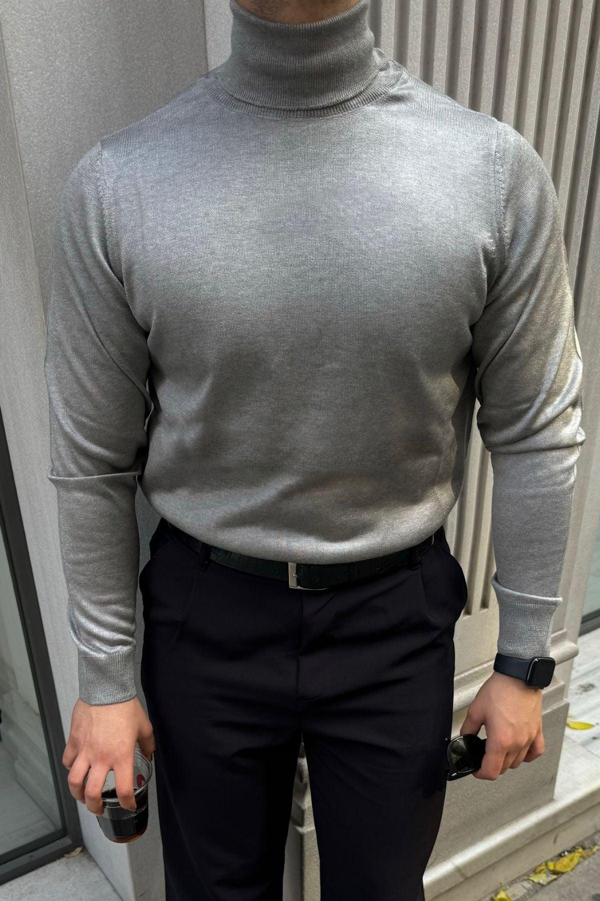 erkek-standart-fit-normal-kesim-tam-balikci-bogazli-yaka-triko-kazak-20183 - Livio Ferri
