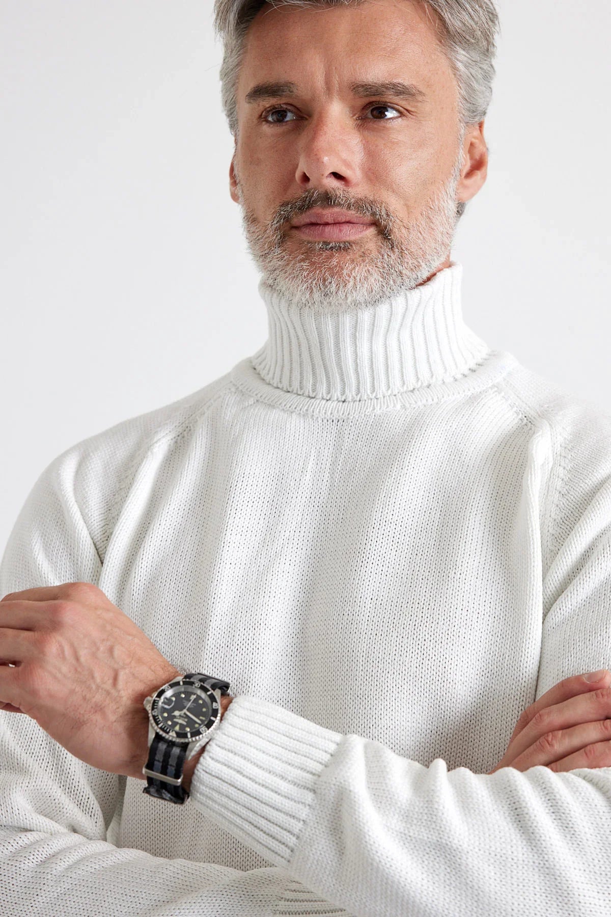 Erkek Tam Balıkçı Yaka Kalın İtalyan Kol Triko Kazak - Livio Ferri