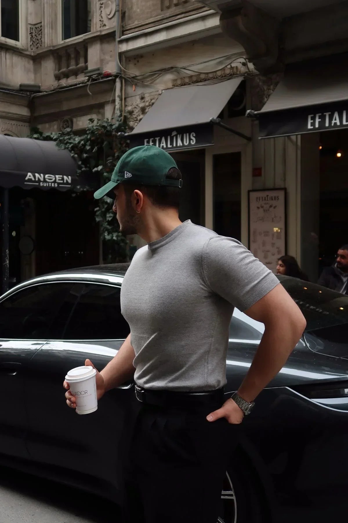 Kama Erkek Bisiklet Yaka Pamuk Regular Fit Kısa Kollu İnce Triko Tişört - Livio Ferri