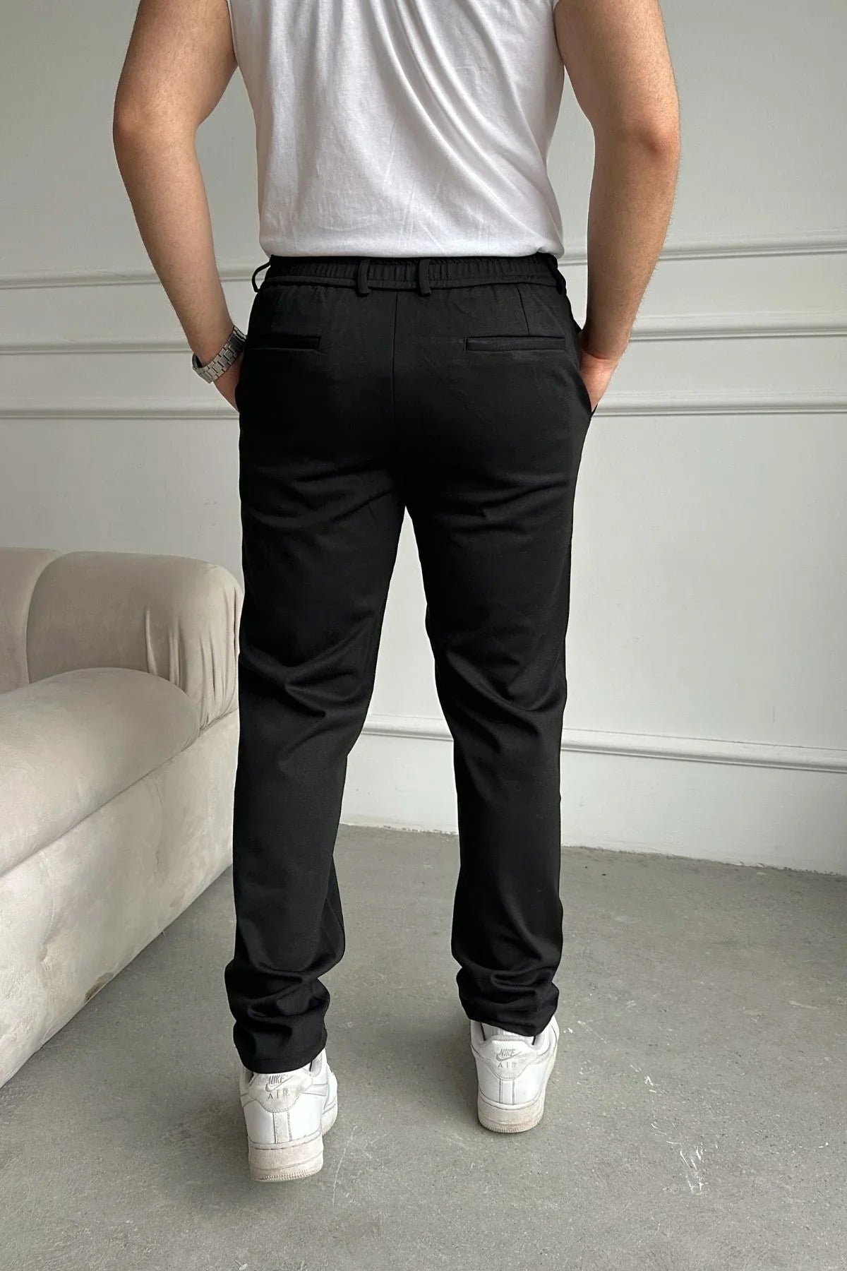 Kosa Erkek Beli Lastikli Likralı Süper Rahat İç Bağcıklı Jogger Pantolon - Livio Ferri