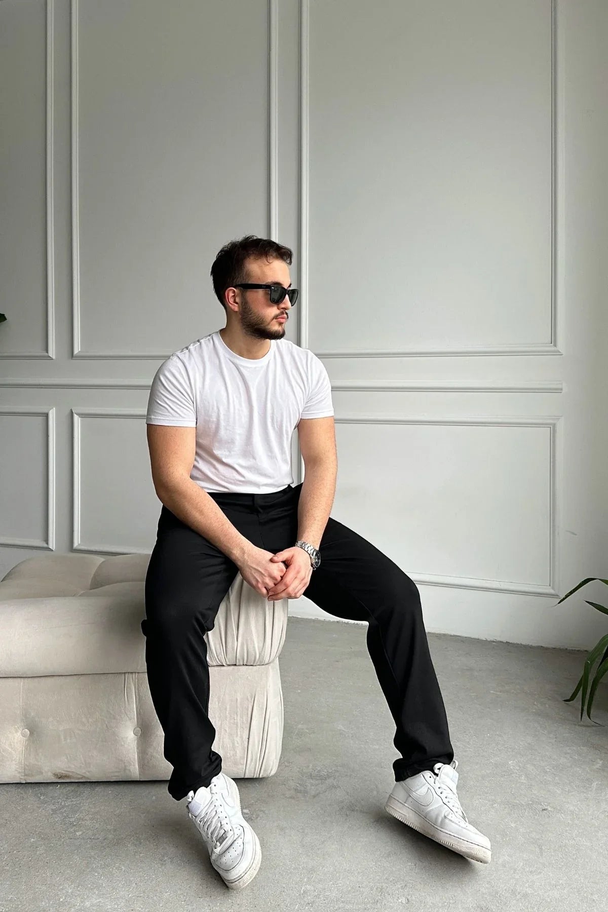 Kosa Erkek Beli Lastikli Likralı Süper Rahat İç Bağcıklı Jogger Pantolon - Livio Ferri