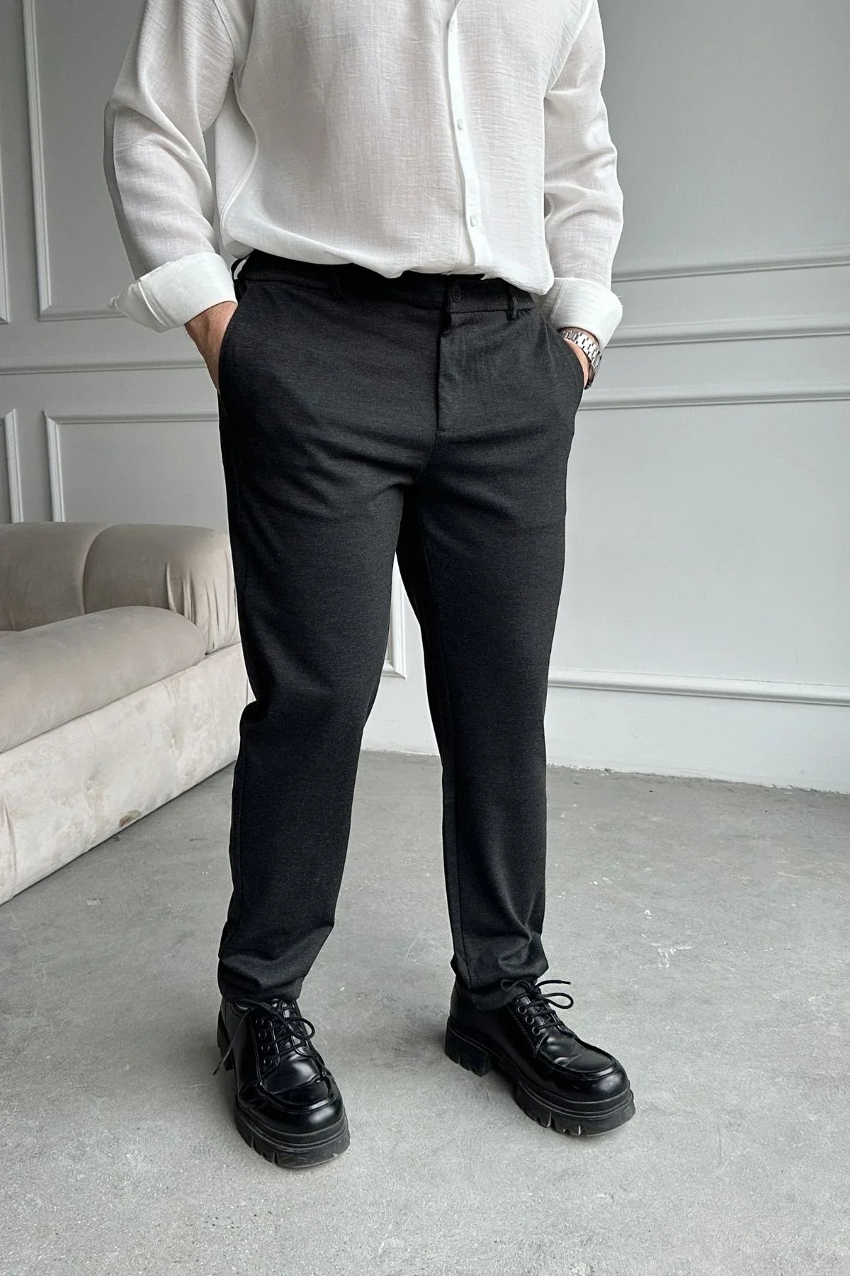 kosa-erkek-beli-lastikli-likrali-super-rahat-ic-bagcikli-jogger-pantolon-20768 - Livio Ferri