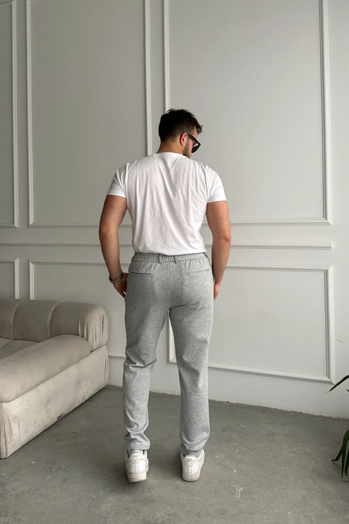 Kosa Erkek Beli Lastikli Likralı Süper Rahat İç Bağcıklı Jogger Pantolon - Livio Ferri