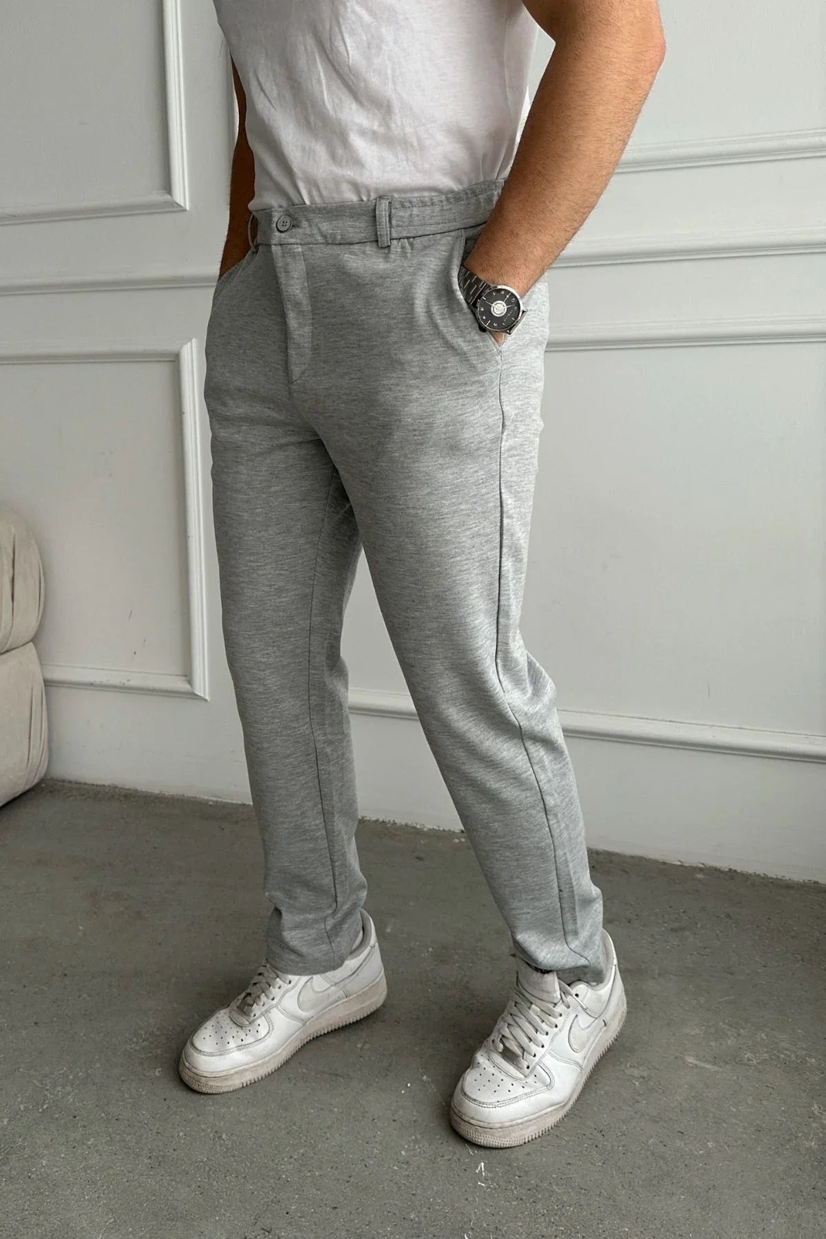 kosa-erkek-beli-lastikli-likrali-super-rahat-ic-bagcikli-jogger-pantolon-20783 - Livio Ferri