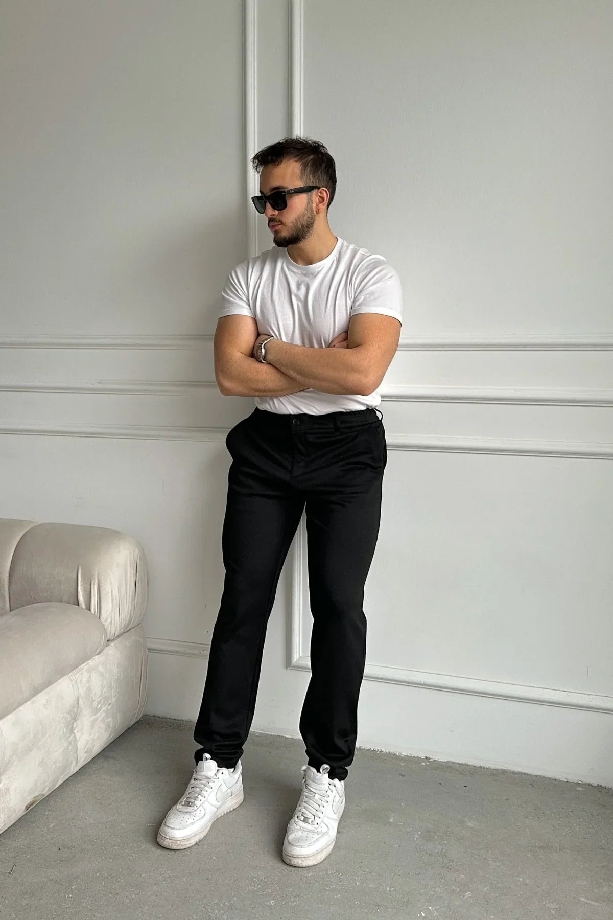 kosa-erkek-beli-lastikli-likrali-super-rahat-ic-bagcikli-jogger-pantolon-20786 - Livio Ferri