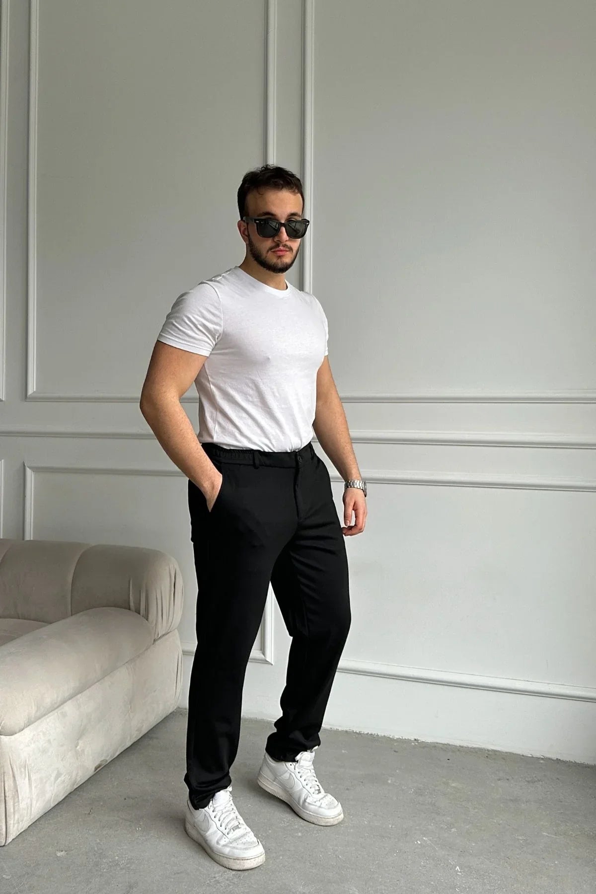 kosa-erkek-beli-lastikli-likrali-super-rahat-ic-bagcikli-jogger-pantolon-20788 - Livio Ferri