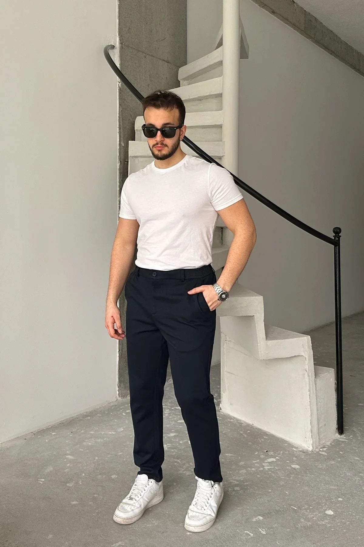 kosa-erkek-beli-lastikli-likrali-super-rahat-ic-bagcikli-jogger-pantolon-20791 - Livio Ferri