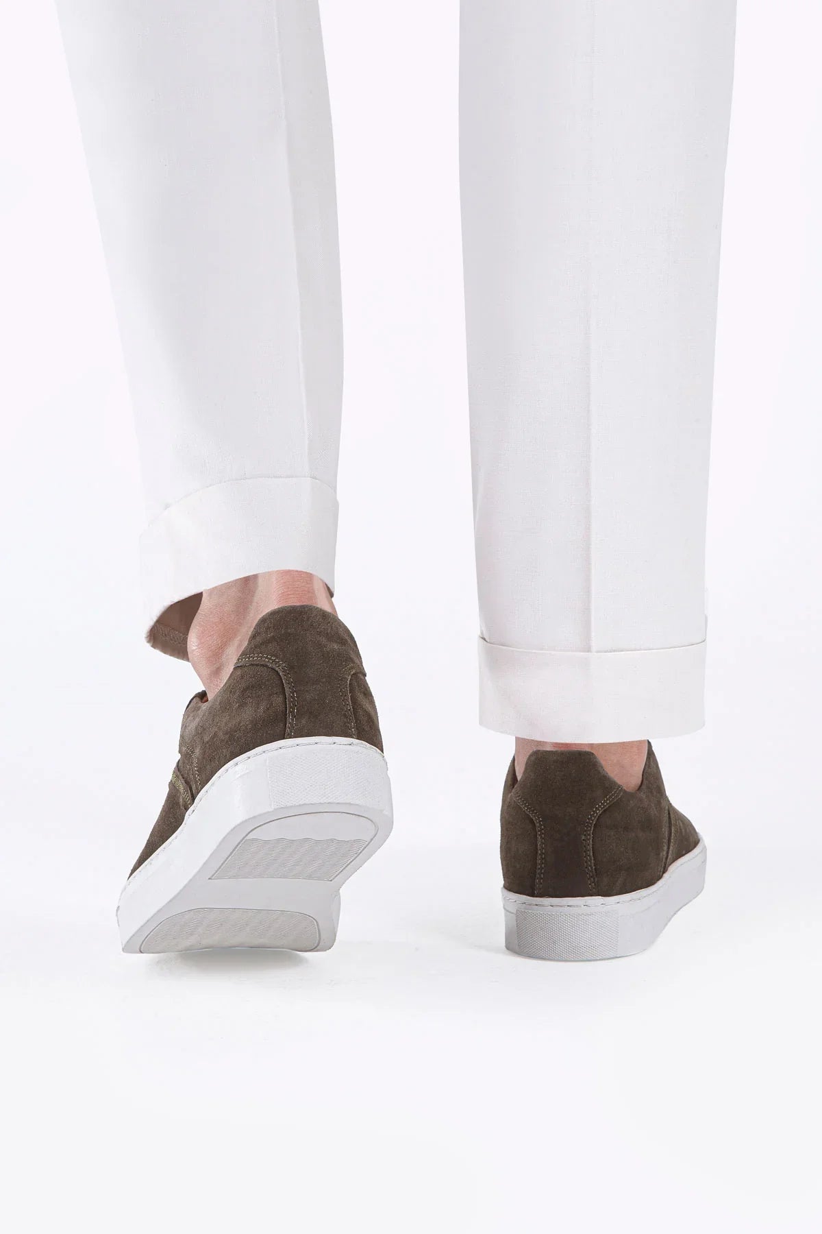 Maura Erkek Sneaker Ayakkabı, Hakiki Süet ,Bağcıklı Tasarım - Livio Ferri