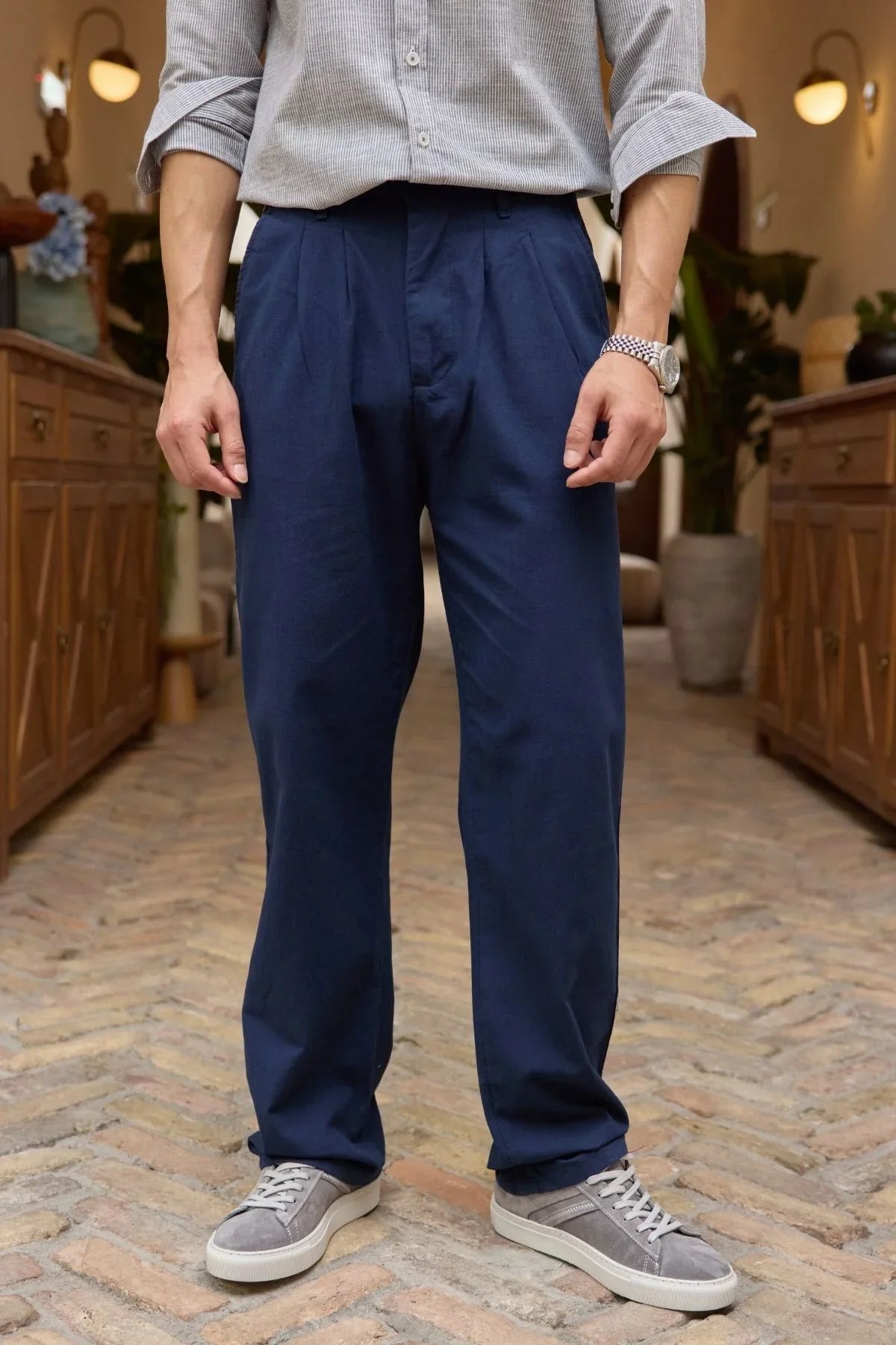 Maura Erkek Sneaker Ayakkabı, Hakiki Süet ,Bağcıklı Tasarım - Livio Ferri