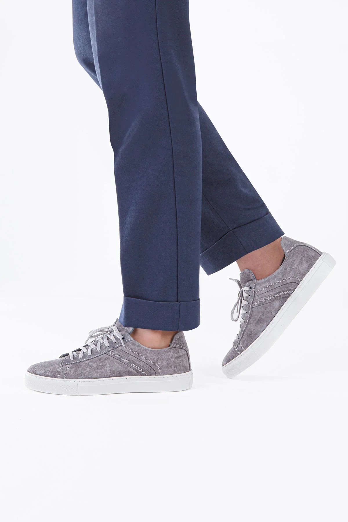 Maura Erkek Sneaker Ayakkabı, Hakiki Süet ,Bağcıklı Tasarım - Livio Ferri