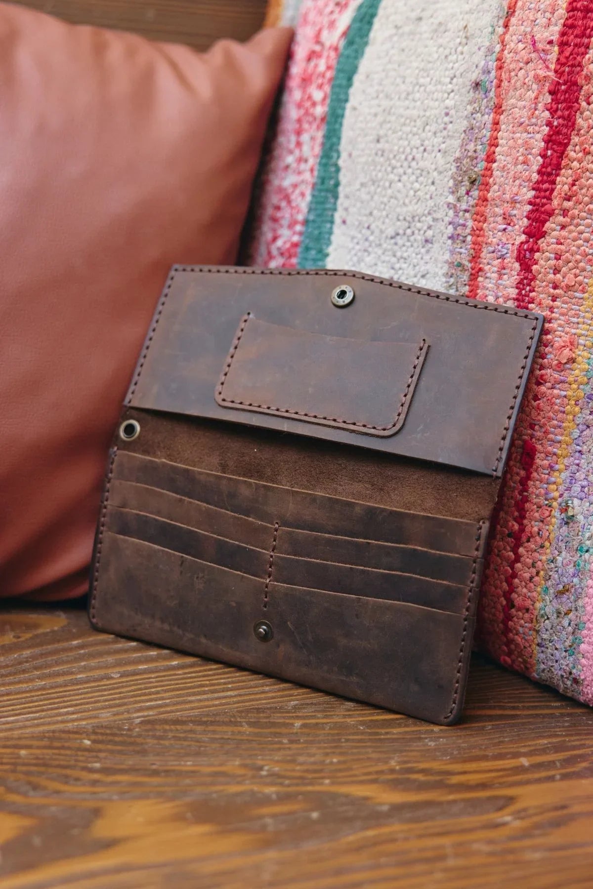 Molokai %100 Hakiki Deri El Yapımı Erkek Cüzdan Kartlık Bozuk Paralık - Livio Ferri