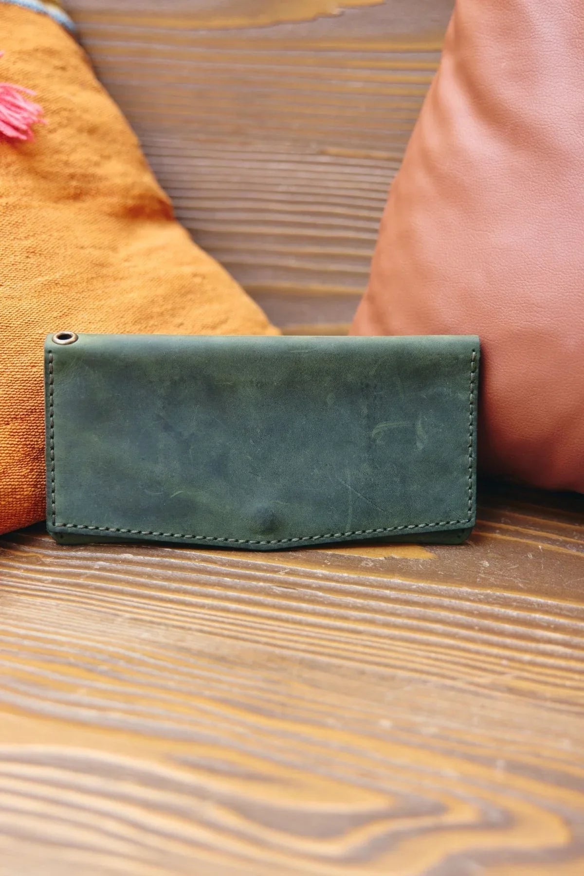 Molokai %100 Hakiki Deri El Yapımı Erkek Cüzdan Kartlık Bozuk Paralık - Livio Ferri