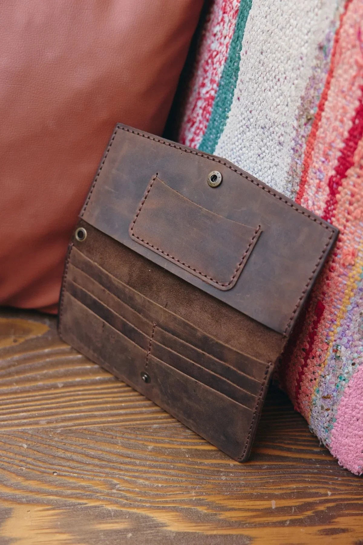 Molokai %100 Hakiki Deri El Yapımı Erkek Cüzdan Kartlık Bozuk Paralık - Livio Ferri