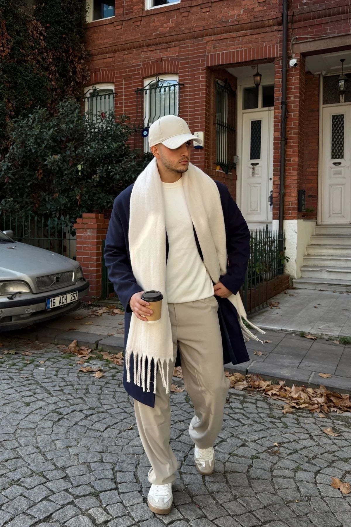 Ormos Sıcak Tutan Soft Touch Erkek Kaşkol Atkı - Livio Ferri