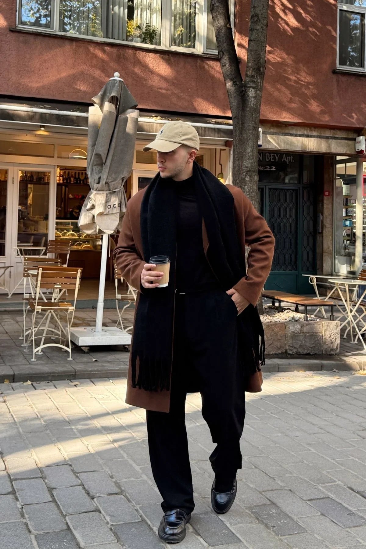 Ormos Sıcak Tutan Soft Touch Erkek Kaşkol Atkı - Livio Ferri