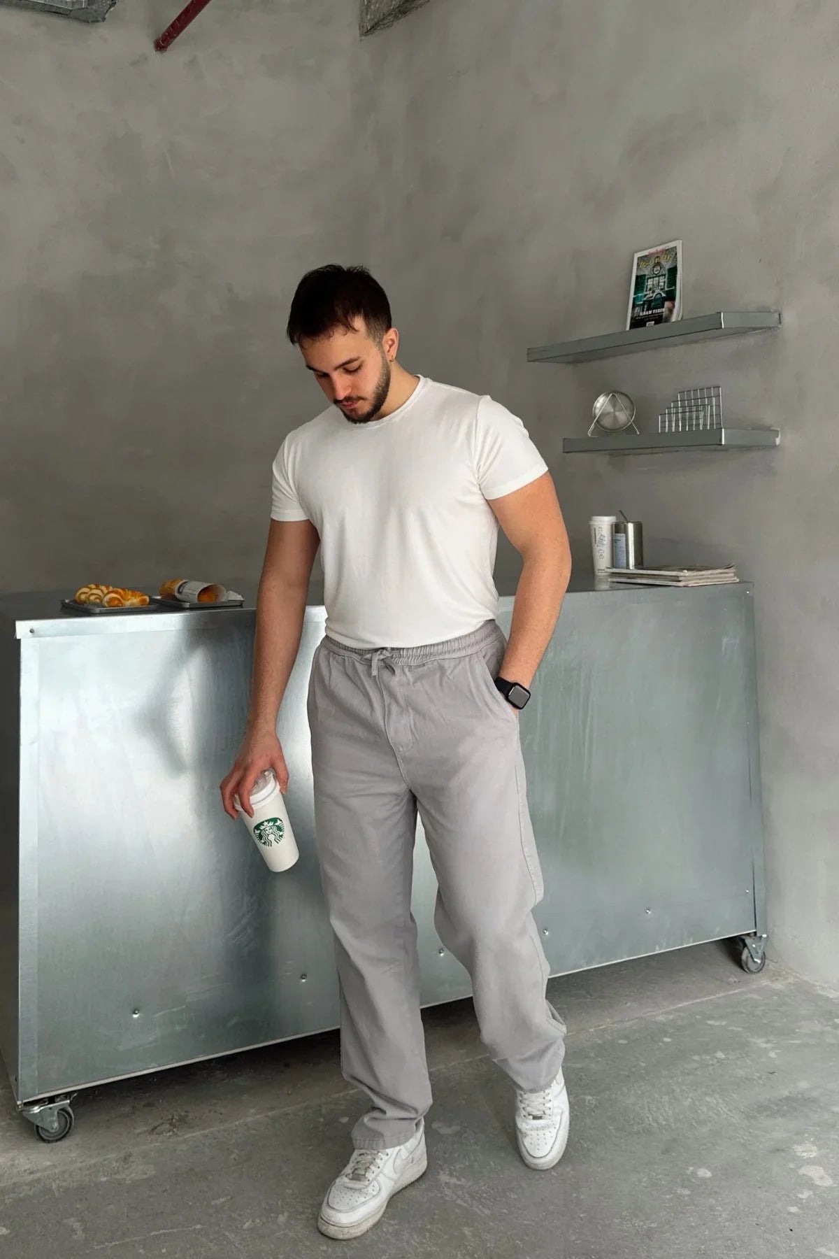 ponil-erkek-pamuk-regular-fit-gabardin-rahat-kalip-bagcikli-pantolon-20721 - Livio Ferri