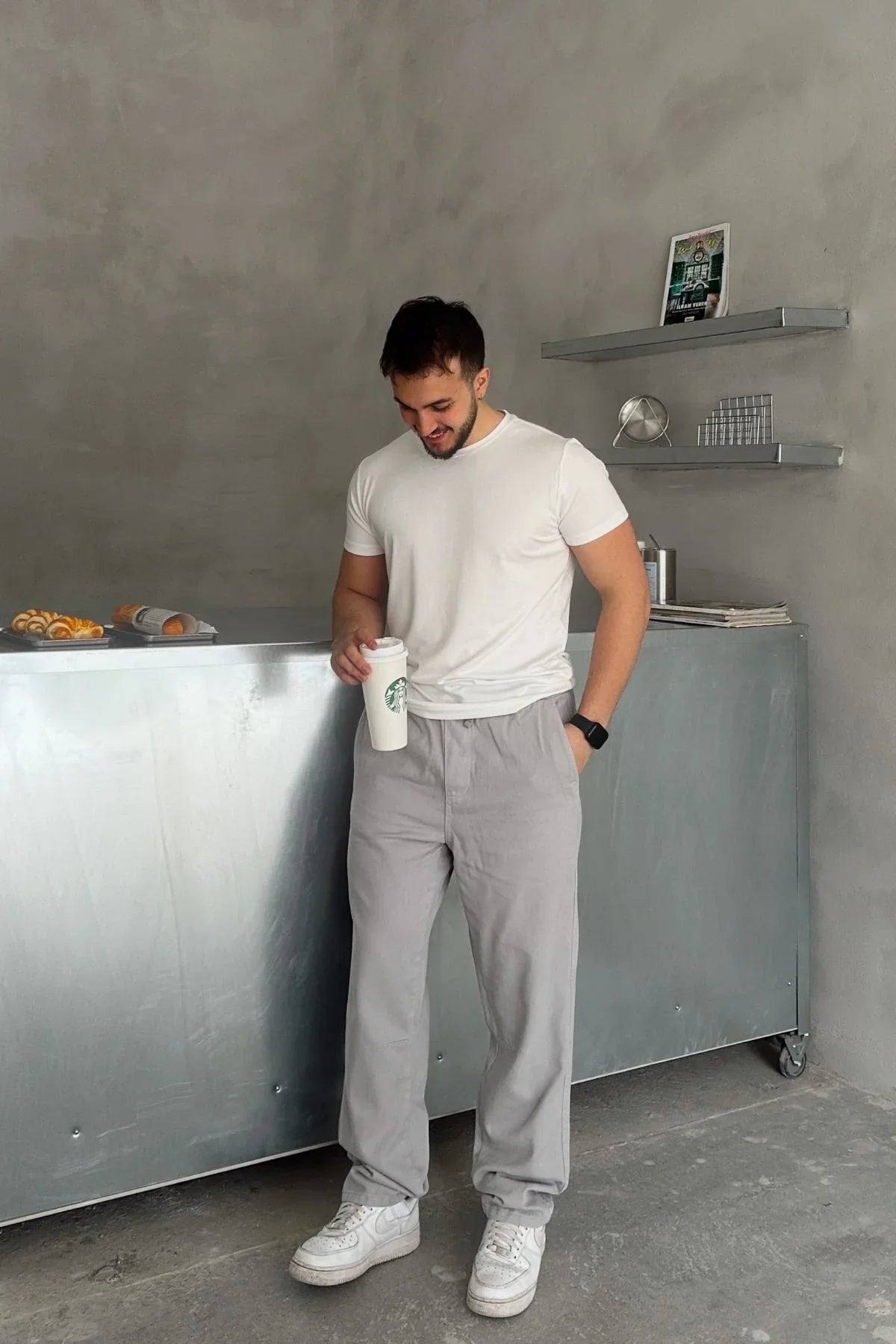 ponil-erkek-pamuk-regular-fit-gabardin-rahat-kalip-bagcikli-pantolon-20726 - Livio Ferri