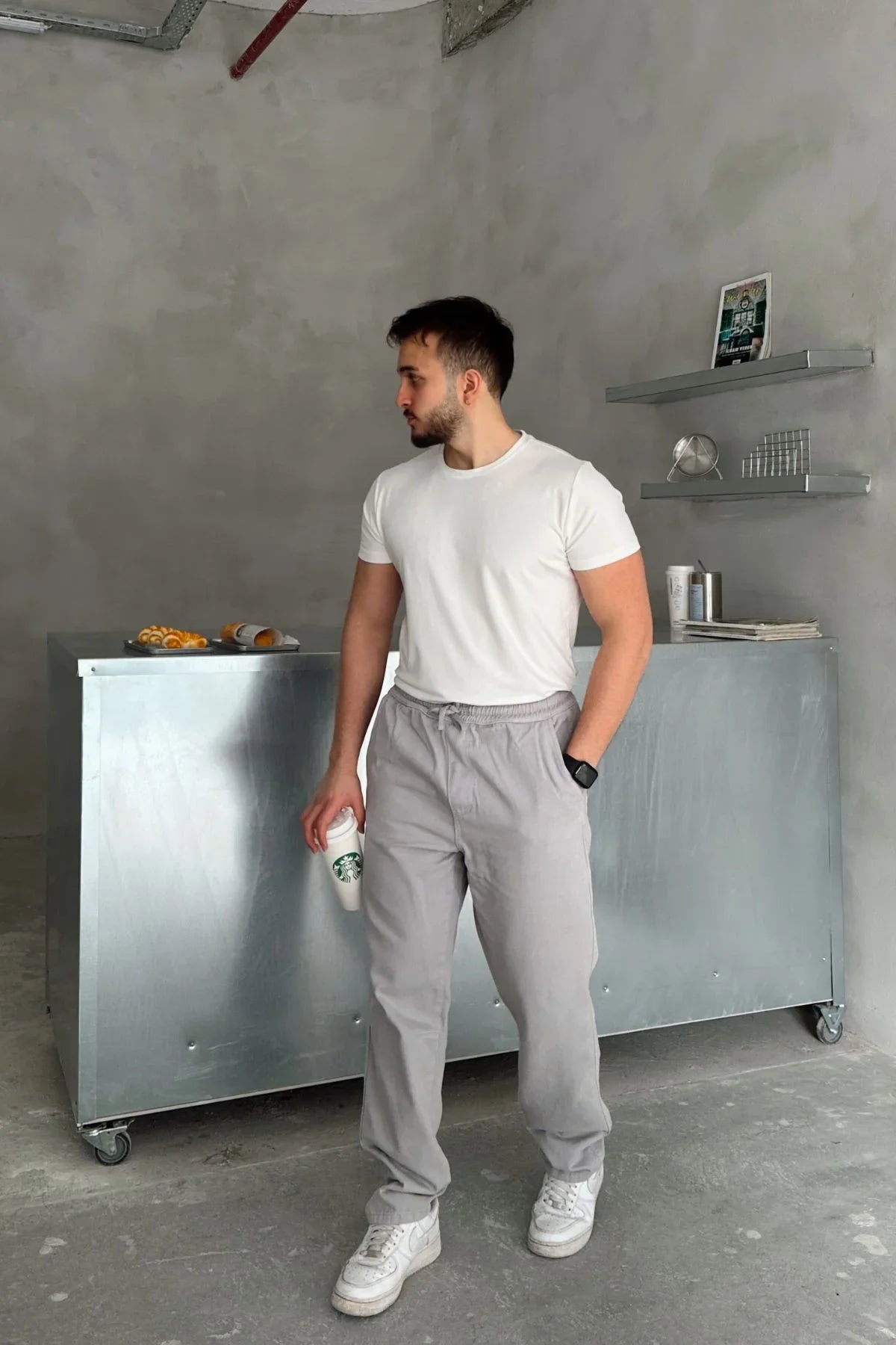 ponil-erkek-pamuk-regular-fit-gabardin-rahat-kalip-bagcikli-pantolon-20728 - Livio Ferri