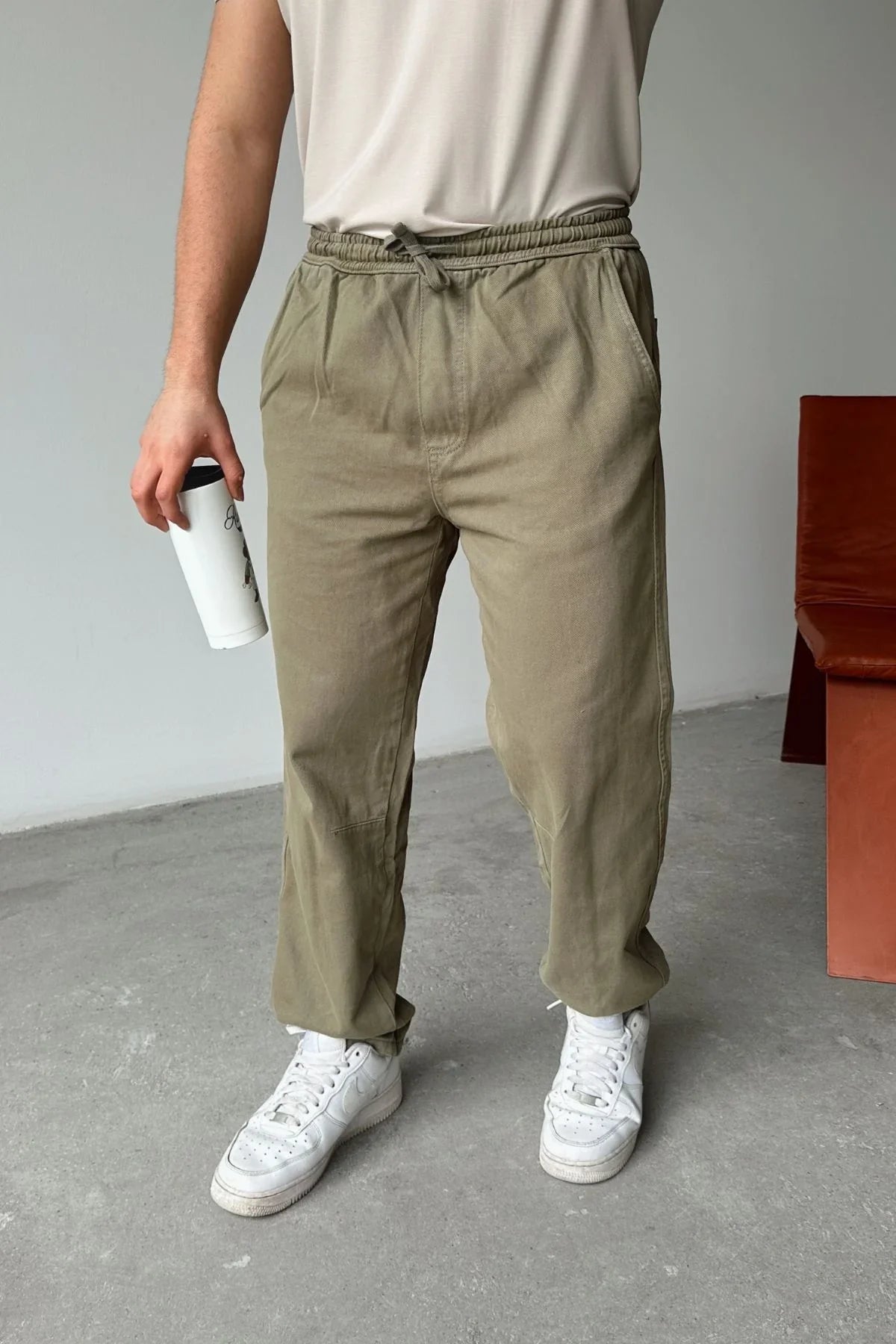 ponil-erkek-pamuk-regular-fit-gabardin-rahat-kalip-bagcikli-pantolon-20734 - Livio Ferri