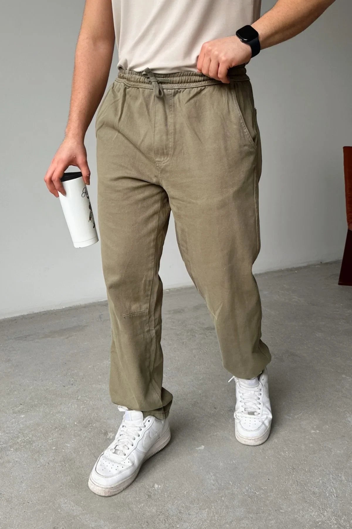 ponil-erkek-pamuk-regular-fit-gabardin-rahat-kalip-bagcikli-pantolon-20735 - Livio Ferri