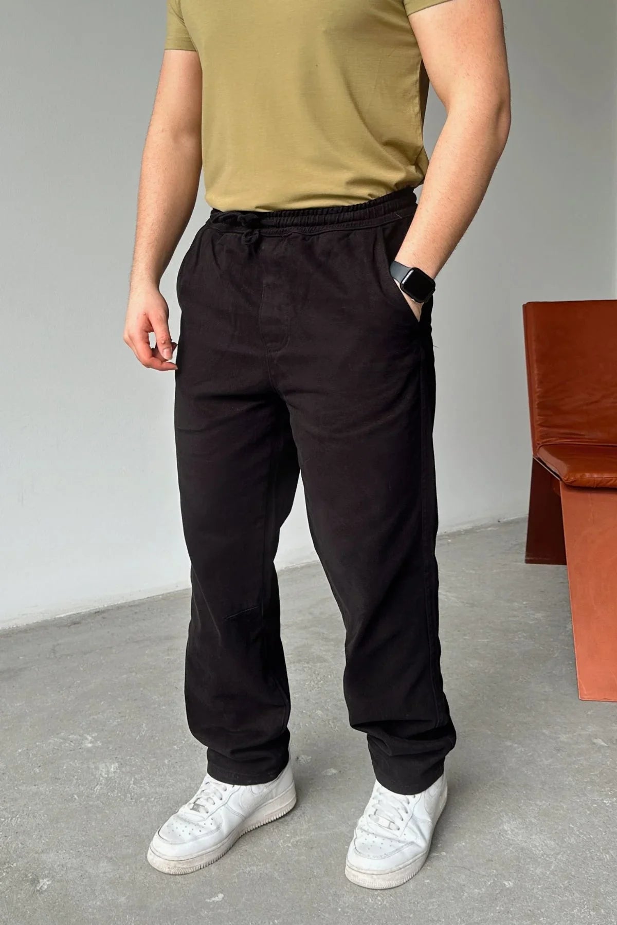 ponil-erkek-pamuk-regular-fit-gabardin-rahat-kalip-bagcikli-pantolon-20736 - Livio Ferri